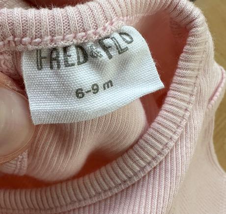 Eu68/74 bledoružové šaty fred&flo(f&f)za 3eur, f&f,68