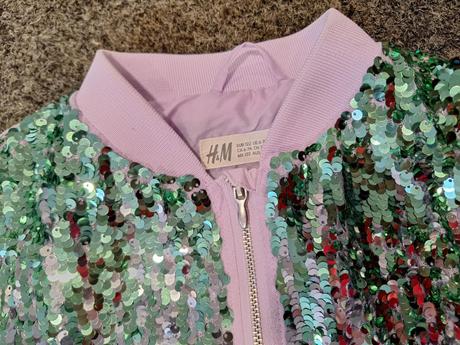 Trblietavá bunda, h&m,122