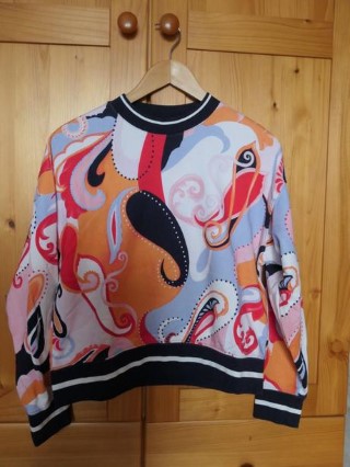 Gant paisley original luxusna damska mikina s/m, gant,s