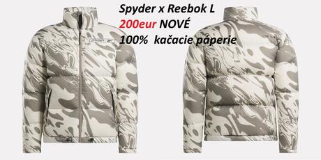 Zimná bunda spyder x reebok, reebok,l