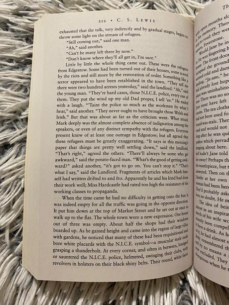 C.s. lewis that hideous strength space trilogy,b,