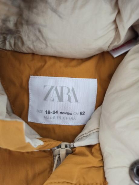 Zimná paperova bunda, zara,92