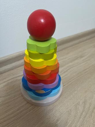 Montessori pyramída kvietok,