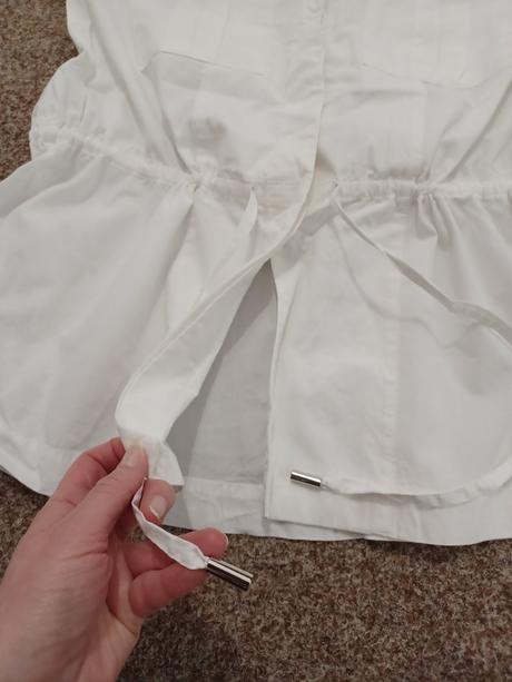 Biela blúzka top, h&m,xs