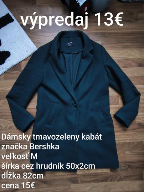 Dámsky štýlový kabát značky bershka, bershka,m