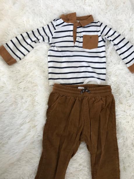 Body+nohavice, h&m,80