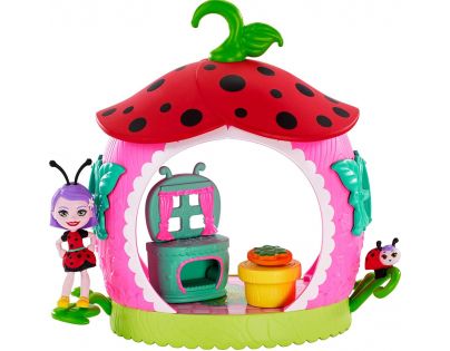 Enchantimals lienka s domčekom teeny kitchen, 