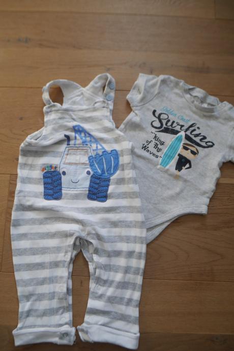 Letný overal s traktorom + body grátis, f&f,74