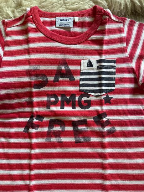 Tričko s pásikmi, original marines,110