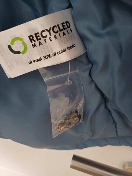 Dámska modrá bunda, bonprix,48