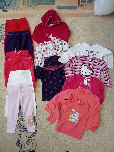 Zimný set pre dievčatko, 86–98