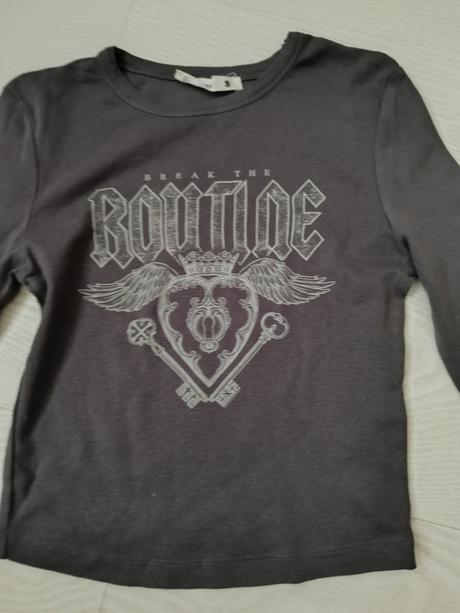 Tmavošedé tričko, terranova,s