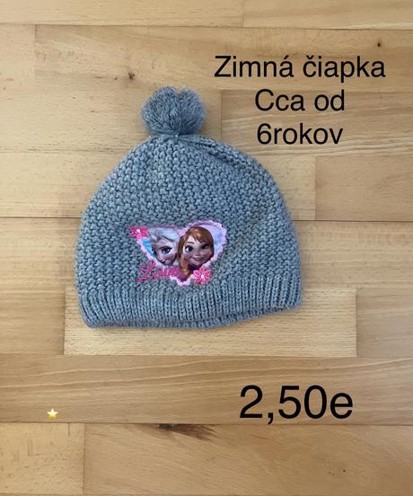Zimná čiapka frozen, 