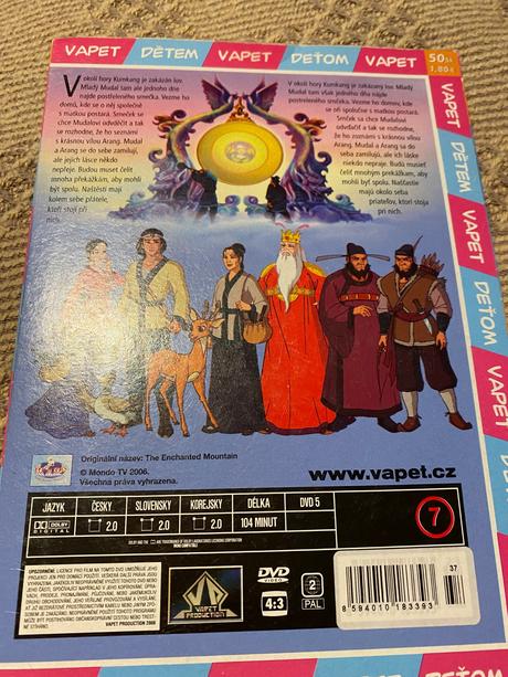 Krásna rozprávka víla z nebeského království dvd,