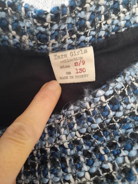 Dievčenská sukňa veľ. 130, zara,134