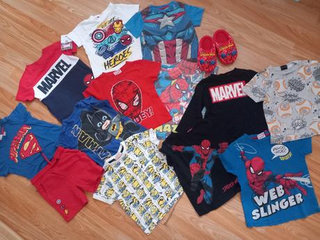 Balík oblečenia pre malého superhrdinu marvel, 86–98