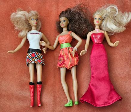 Mini barbie 3ks z r.2008, 