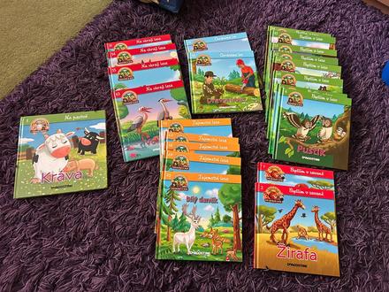 Sada 22 ks knižiek zo série kamarádi z lesa,