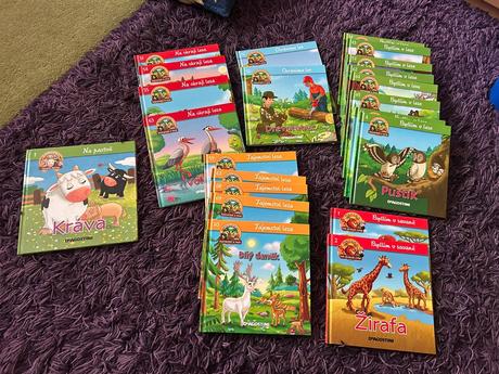 Sada 22 ks knižiek zo série kamarádi z lesa,
