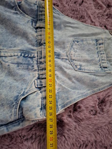 Kratasy na traky a krajkou veľ.92/98, denim,92