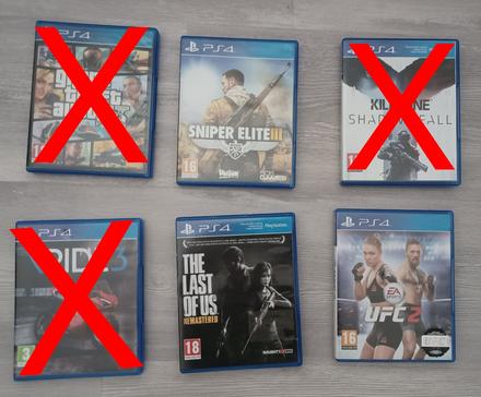 Hry na ps4, aj samostatne,