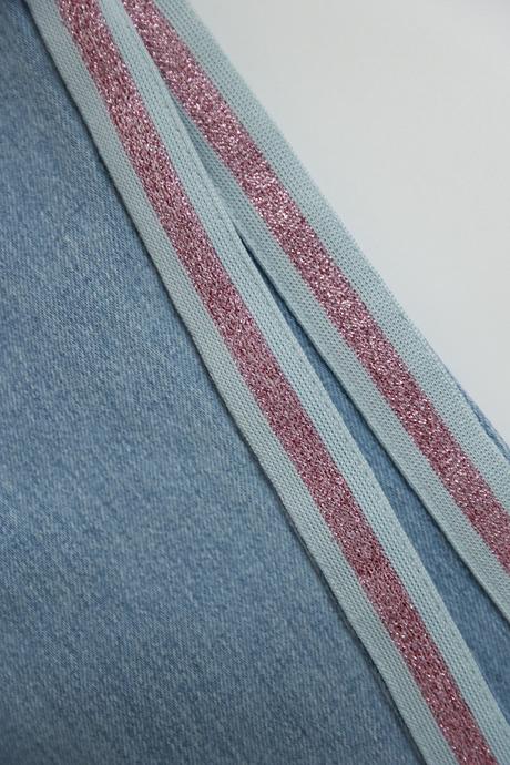 Jeggins s ružovými pásikmi, cherokee,122