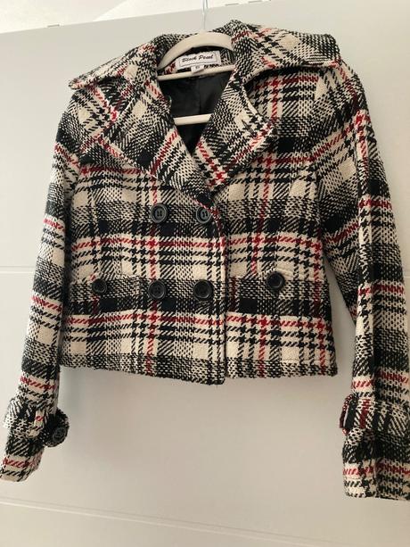 Krátky kabát / vlna - - - nové,