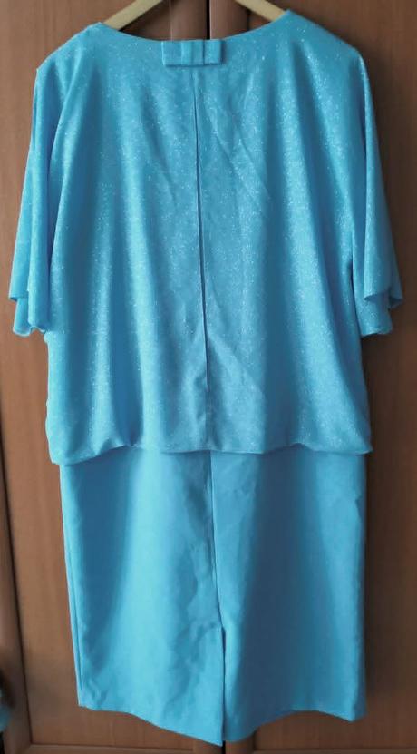 Belasé elegantné šaty, v. xl/xxl, č.46, 46