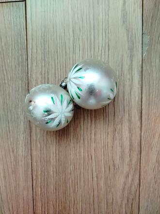 Retro vianočné gule,