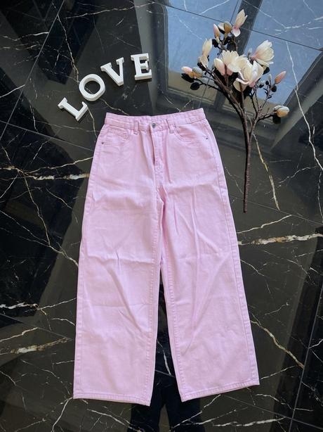 Baby pink jeansy, xs