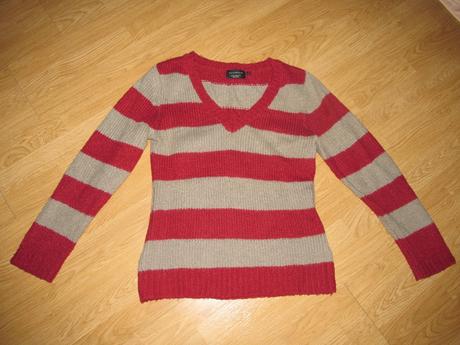 Pásikovaný sveter, v. xl ( 42), gate,xl