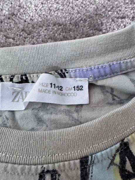 2ks tričká zara 152, zara,152
