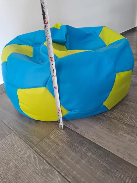 Sedací vak, veľký, futbalová lopta, 