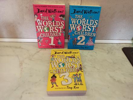 David walliams - the world worst children 1+ 2 + 3, 