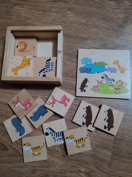 Drevené puzzle, 