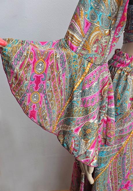 Orientálna súprava sukňa + zaväzovací top, m