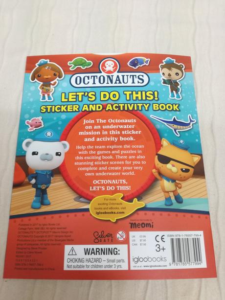 Octonauts sticker book / book / play set nwi18, 
