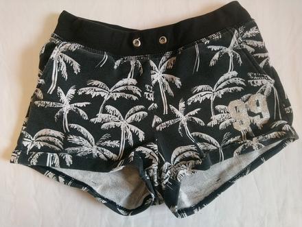 Dievčenské šortky so vzorom, h&m, 146-152, h&m,152