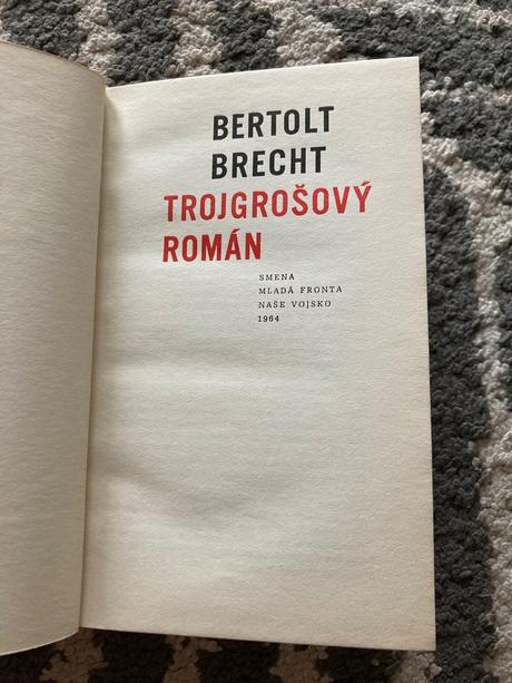 Trojgrošový román bertolt brecht (1964), 