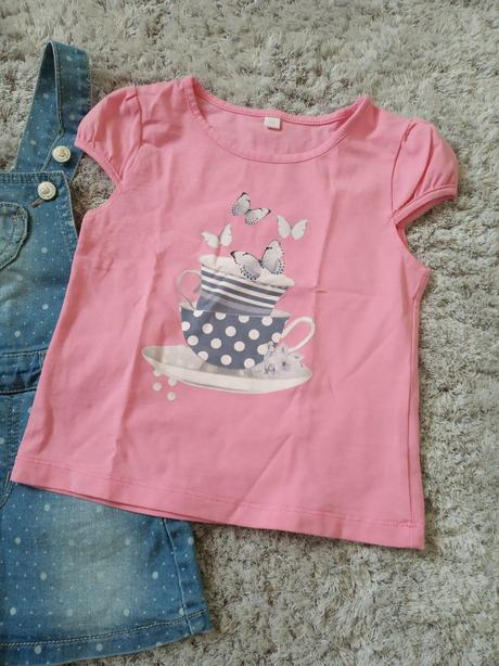 Riflové šaty + tričko veľ. 92, 92