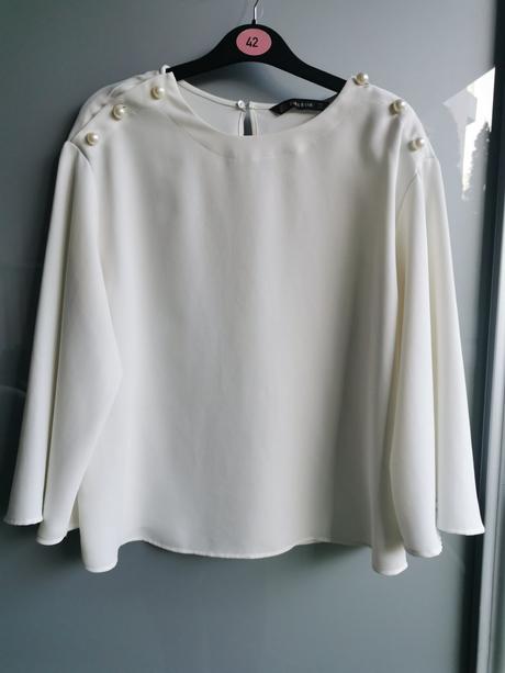 Biela bluzka zara, zara,s