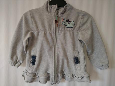 Dievčenská sivá mikina, coccodrillo, coccodrillo,92