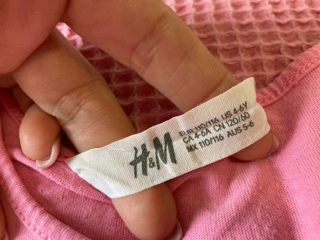 Šaty 5x zn.h&m (veľ.110), 110