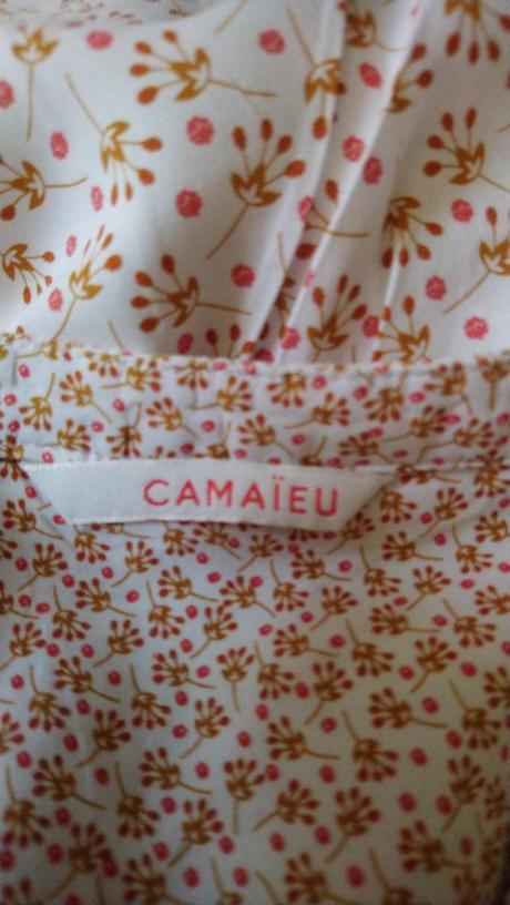 Dámsky top s farebným vzorom, camaieu, camaieu,xxxl