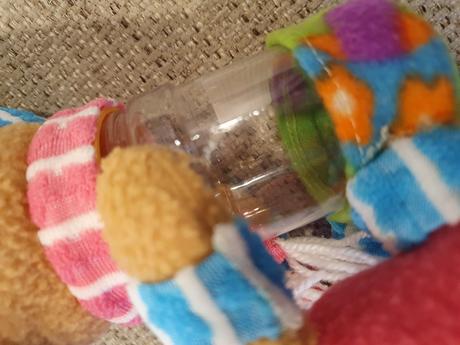 Sobík plyšový s nádobkou na cukríky, 