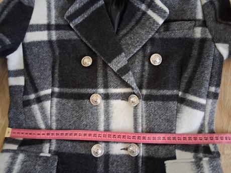 Kockovaný kabát, sinsay,s