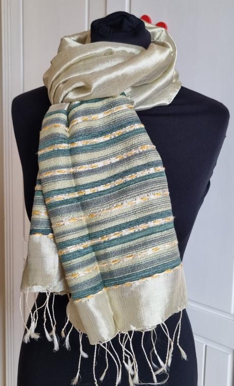 Zelená elegantná štóla/šál, reserved