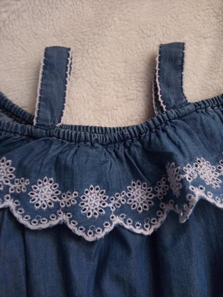 Letné šaty s výšivkou, palomino,98