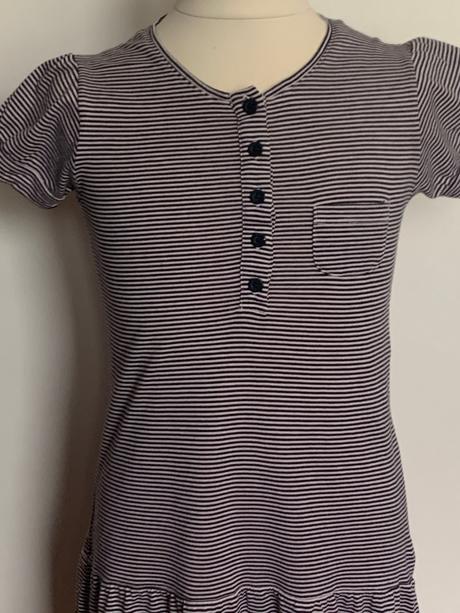 Petit bateau pruhované šaty, 116