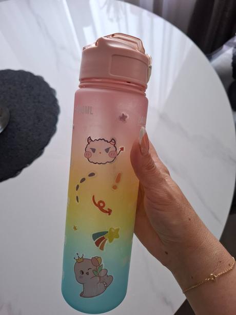 Flaša so slamkou 900ml, 